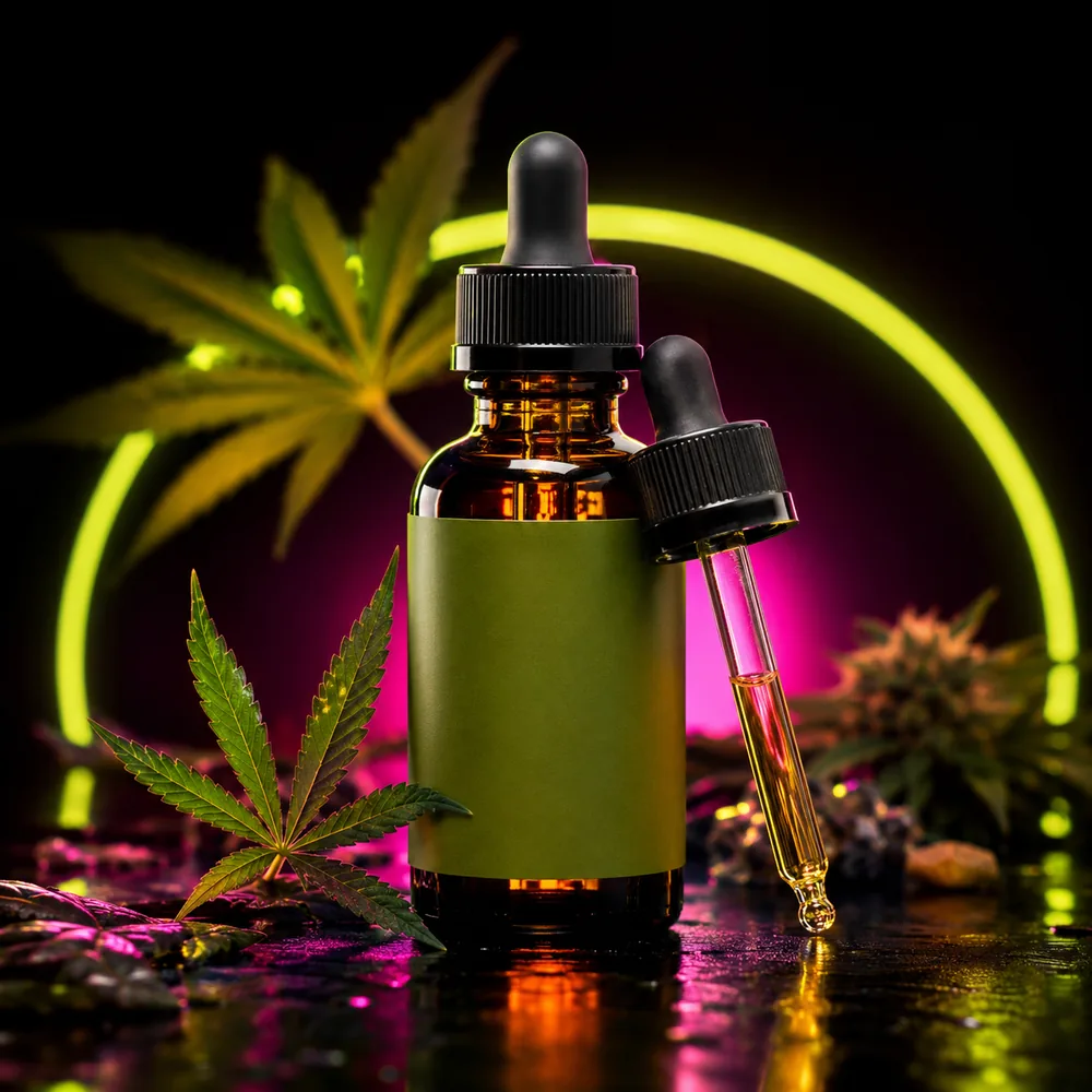 Frasco gotero de aceite CBD, Saborizante 50ml — Happy Health